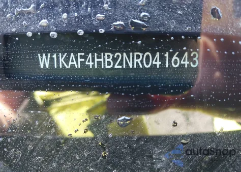 2022 Mercedes-Benz C 300 4Matic из США, поврежденный, VIN W1KAF4HB2NR041643